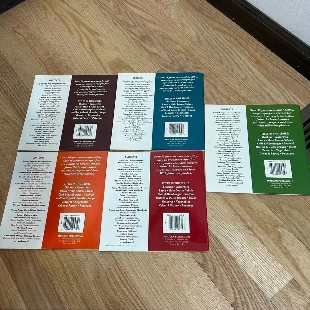 Popular Brands Cookbooks Bundle Modern Publishing’s Soup Chicken Casserole